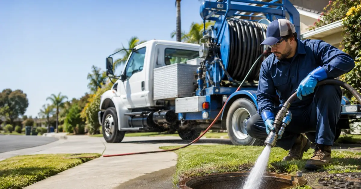 Hydro jet sewer cleaning Redondo Beach