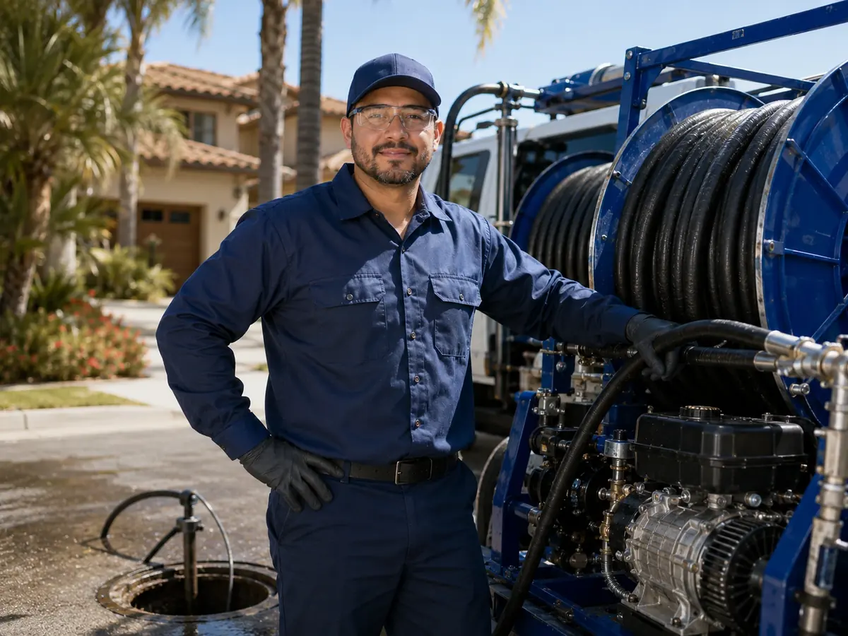 Hydro jet sewer cleaning in Redondo Beach