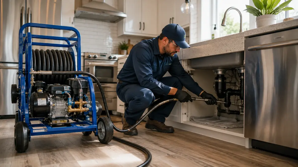 Kitchen Drain Hydro Jetting in Redondo Beach